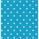Klebefolie M&ouml;belfolie Punkte aqua hellblau Dots 45 x 200 cm Dekorfolie