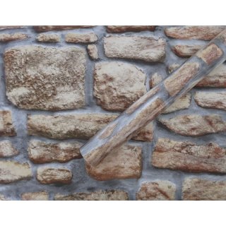 Klebefolie Möbel Steinwand Mauer mediterran Möbelfolie selbstklebend 45 x 200 cm 