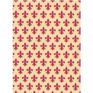 Klebefolie Lily red - M&ouml;belfolie Lilie rot Dekorfolie Folie 45x200 cm