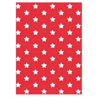 Klebefolie Sterne rot M&ouml;belfolie Stars Dekorfolie 45cm x 15 Meter